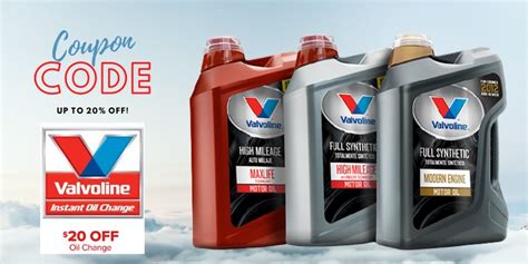 Valvoline's Hot  Oil Change Coupon For 2023