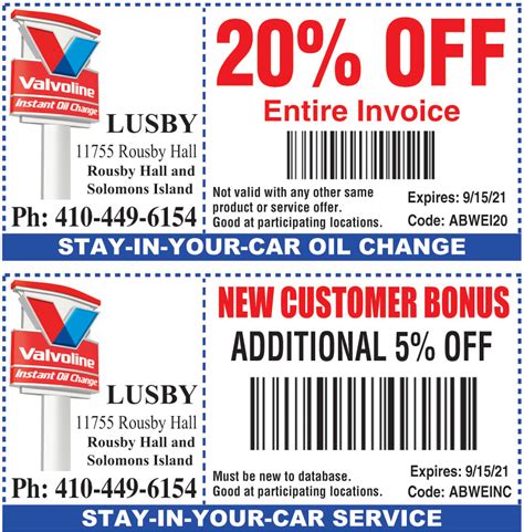 How To Make The Most Of Your Valvoline Coupon 