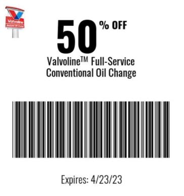 Get The Best Valvoline Coupon  2023