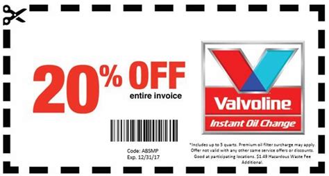 Valvoline Coupon Code – How To Find The Best Deals In 2023