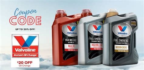 Valvoline's Hot  Oil Change Coupon For 2023