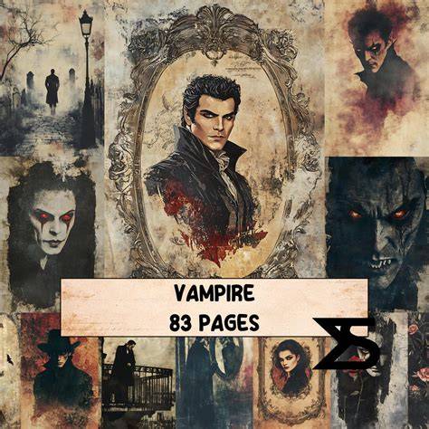 Vampire Drawing Supplies
