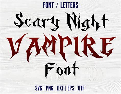 Vampire Alphabet Font Text Halloween Scary Blood Bloody Etsy