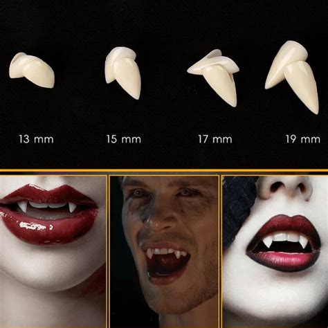 Vampire Teeth With Denture Cream