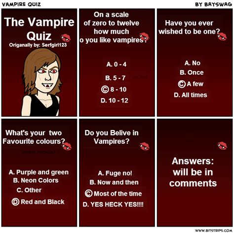 Vampire Type Quiz