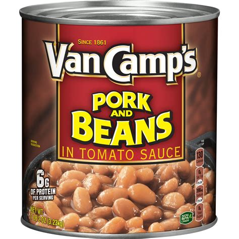 van camp's pork and beans large can