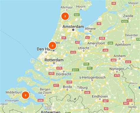 van der valk restaurants nederland op kaart