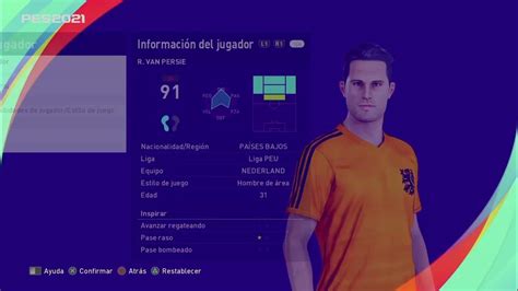 van persie pes stats