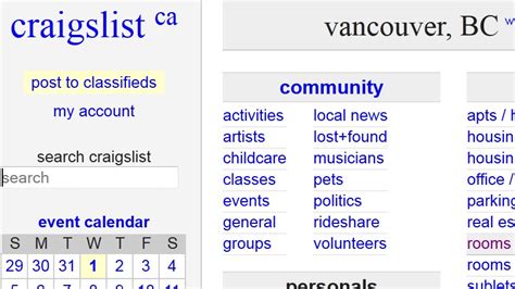 Vancouver City Hall listed for sale on Craigslist CityHallWatch