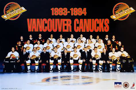 vancouver canucks team roster 1993