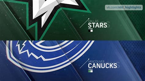 vancouver canucks vs stars