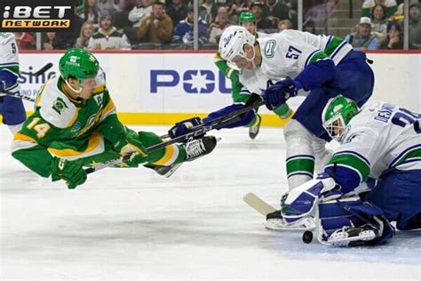 vancouver canucks vs wild