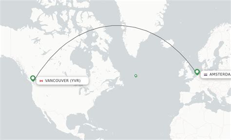 vancouver to amsterdam direct flights
