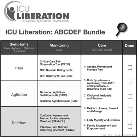 vanderbilt icu liberation bundle