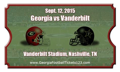 vanderbilt vs georgia tickets