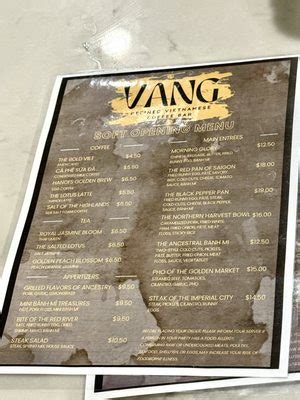 vang coffee bar