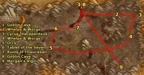 vanilla wow burning steppes alliance quest guide