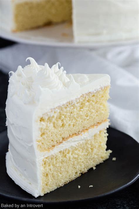vanilla cake from scratch simple