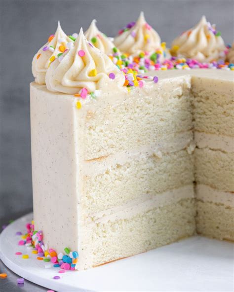 vanilla cake layer