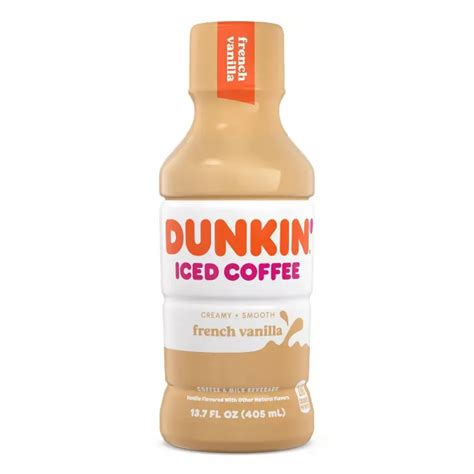 vanilla iced coffee dunkin