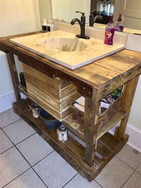 Vanities Made Out Of Pallets