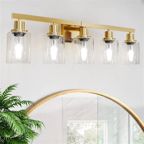 Vanity Light Fixtures Gold