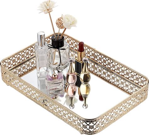 Vanity Mirror Tray Stand