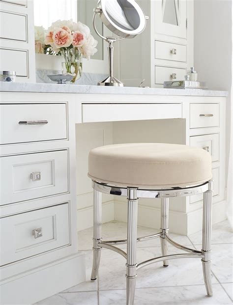 Vanity Stools In Bathroom