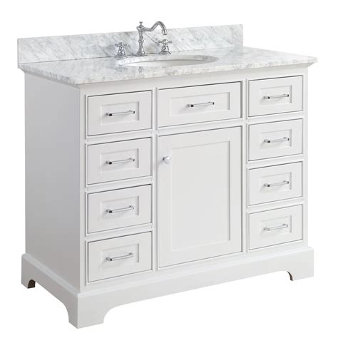 vanity with marble top 42 inches