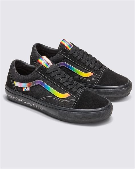 Buy Vans Pride Shoes Vans Old Skool Rainbow Sole Unisex Skate Shoes