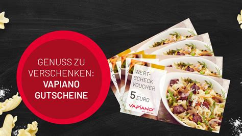 vapiano gutschein zum verschenken