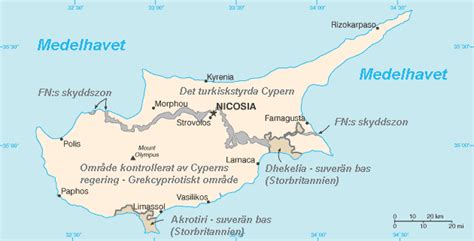 Tourist map, Map, Cyprus