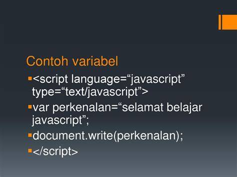 Variabel Javascript