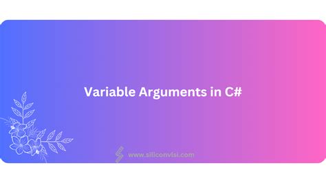 variable arguments in c