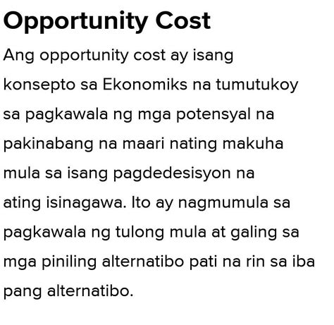 Variable Cost In Tagalog