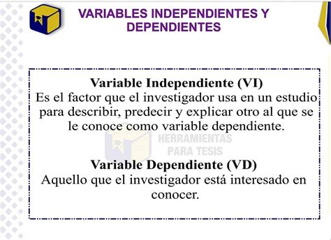 variable dependiente en tesis