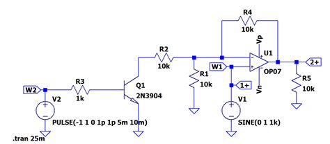 Variable Gain Transistor Amplifier Circuit