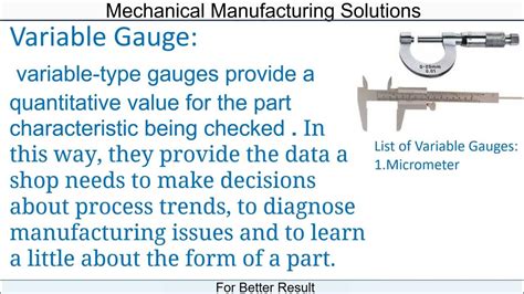 Variable Gauge Example