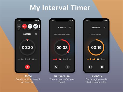 Variable Interval Timer App