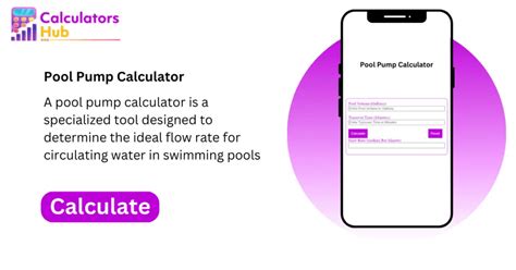 Variable Pool Pump Calculator