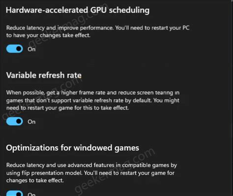 variable refresh rate for gaming