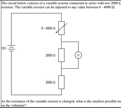Variable Resistance Circuit Diagram