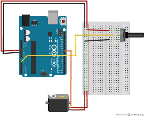 Variable Resistor Arduino Example