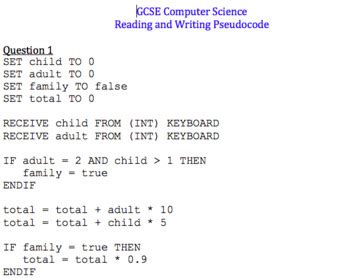 variable tracing ide gcse computer science
