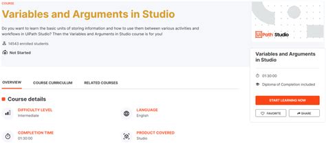 variables and arguments in studio