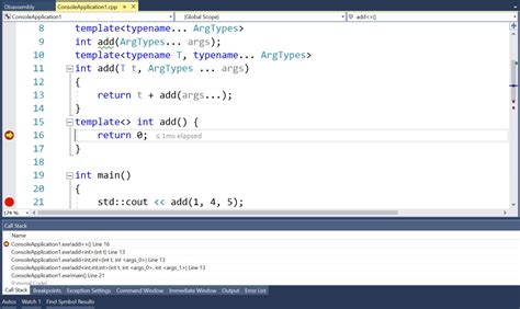 Variadic Templates In C++ Stack Overflow