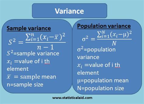variance vs standard deviation stats