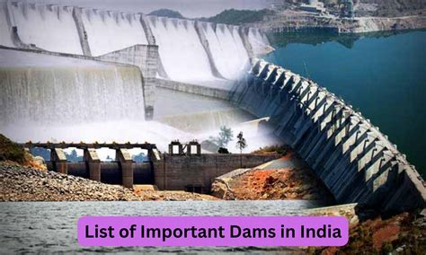 various dams in india