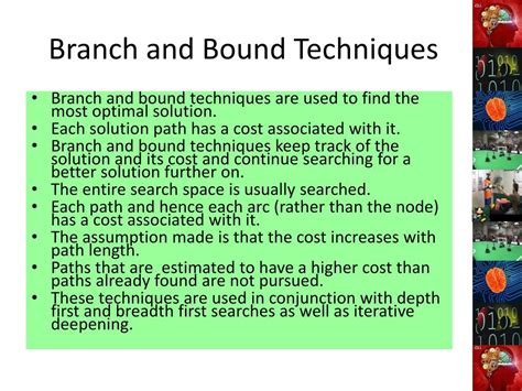 various searching techniques in branch and bound