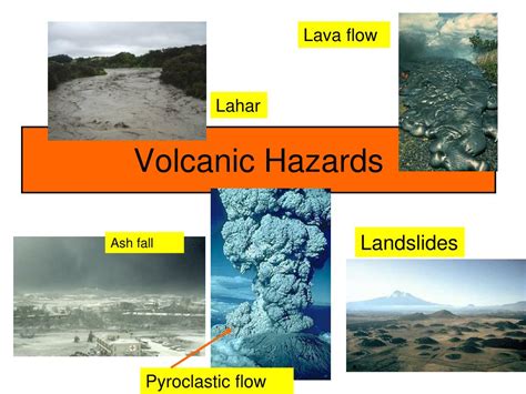 various volcanic related hazards